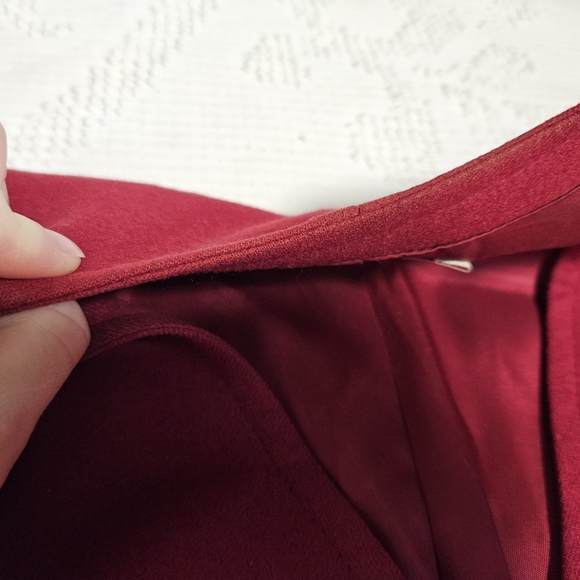 Cranberry Wool Blazer - Picture 7 of 15